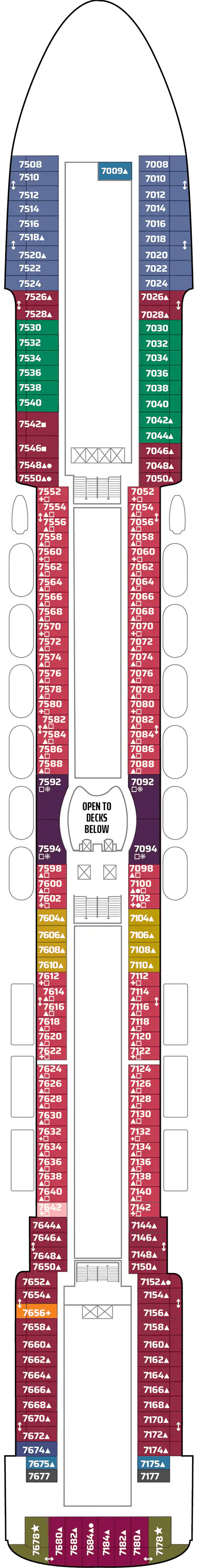 Deck plan for Deck 07