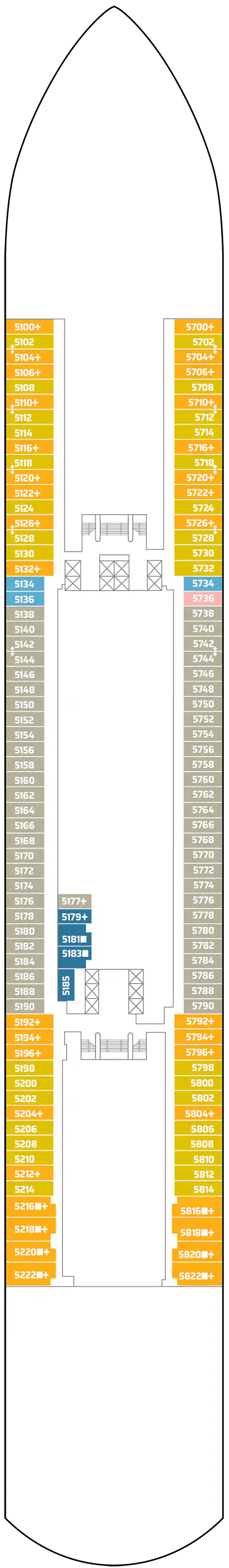 Deck plan for Deck 05