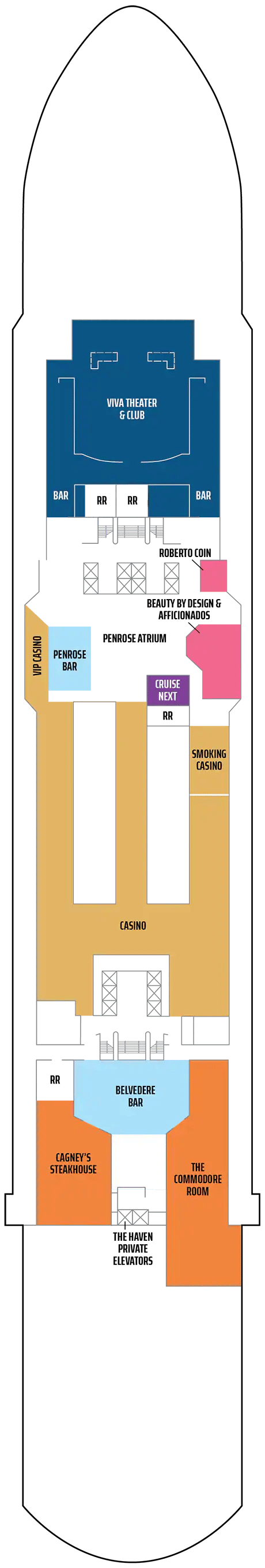 Deck plan for Deck 06