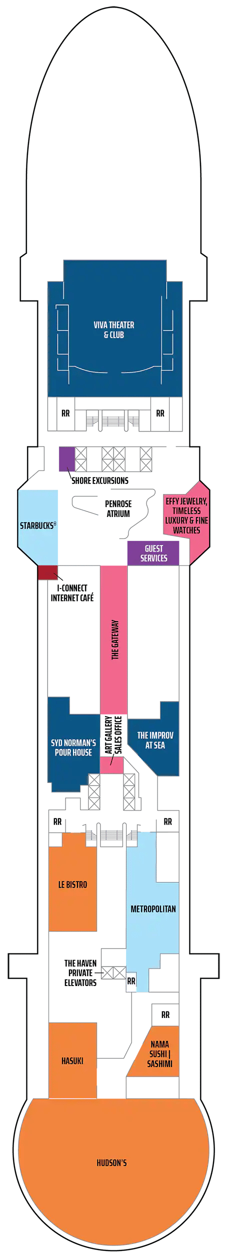 Deck plan for Deck 07
