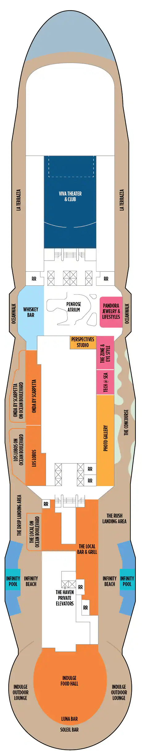 Deck plan for Deck 08
