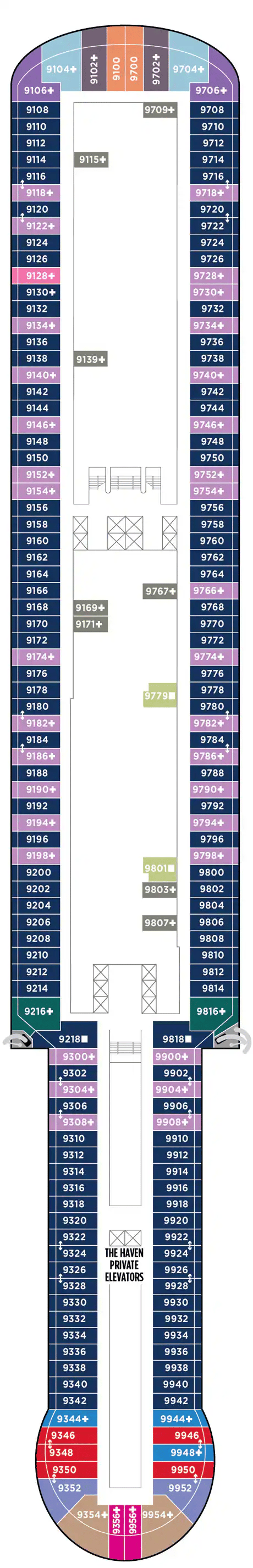 Deck plan for Deck 09