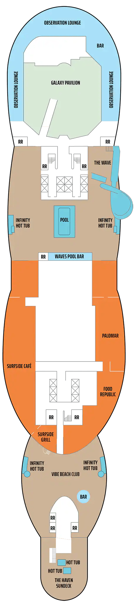 Deck plan for Deck 17