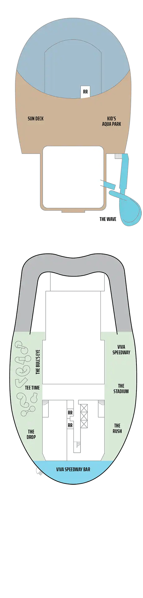Deck plan for Deck 18