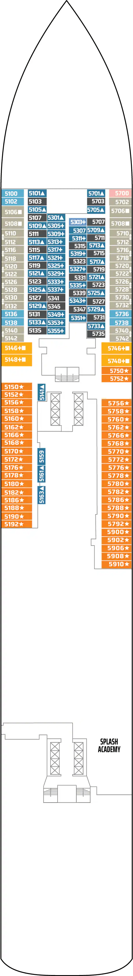 Deck plan for DECK 5