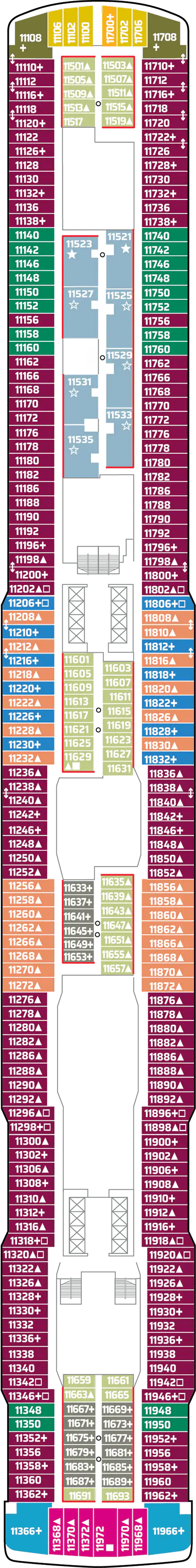 Deck plan for DECK 11