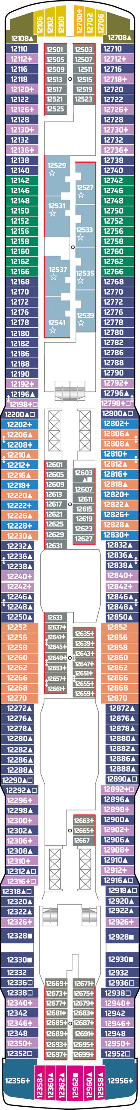 Deck plan for DECK 12