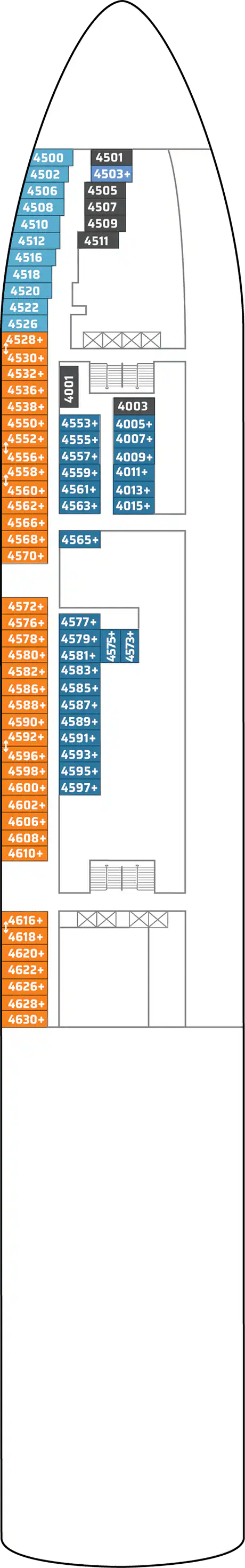 Deck plan for Deck 04