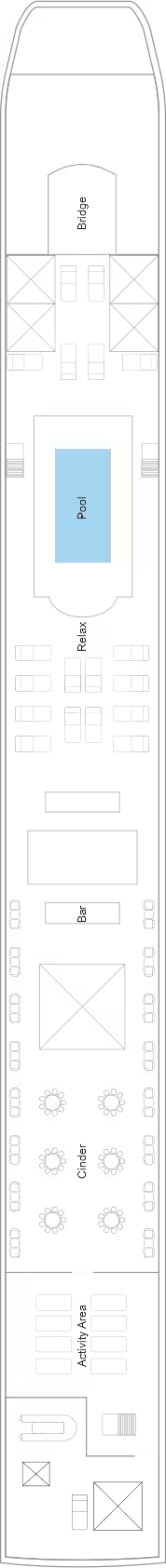TUI Alma deck plan — Deck 4