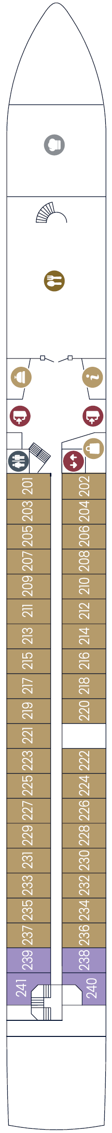 Deck plan for Ruby Deck