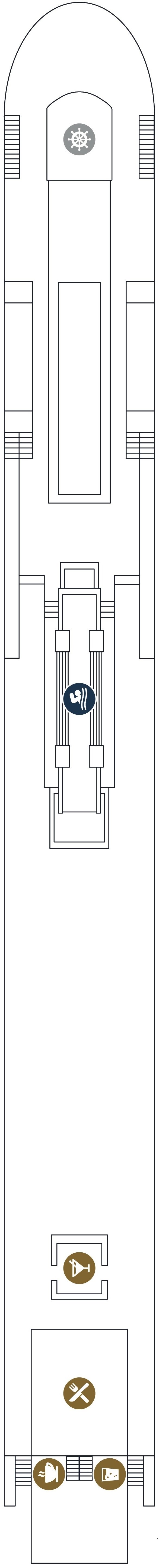 Deck plan for Sun Deck