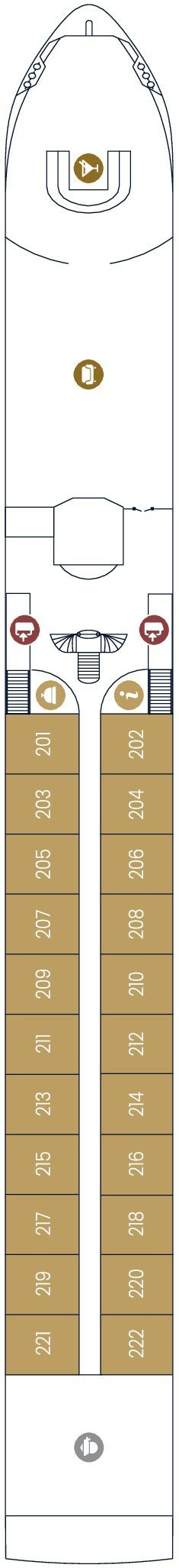 Deck plan for Diamond Deck