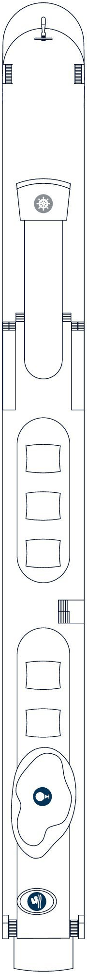 Deck plan for Sun Deck