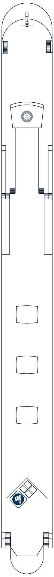 Deck plan for Sun Deck