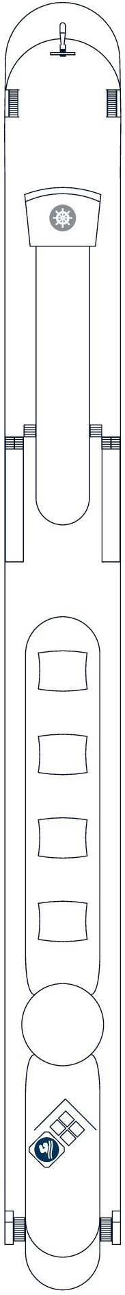 Deck plan for Sun Deck