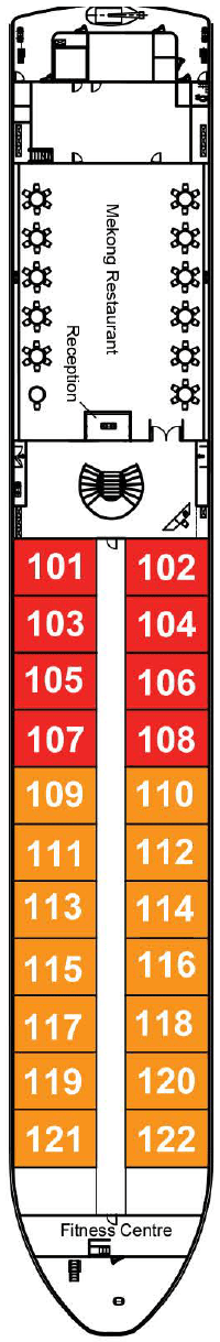 Deck plan for Tonle