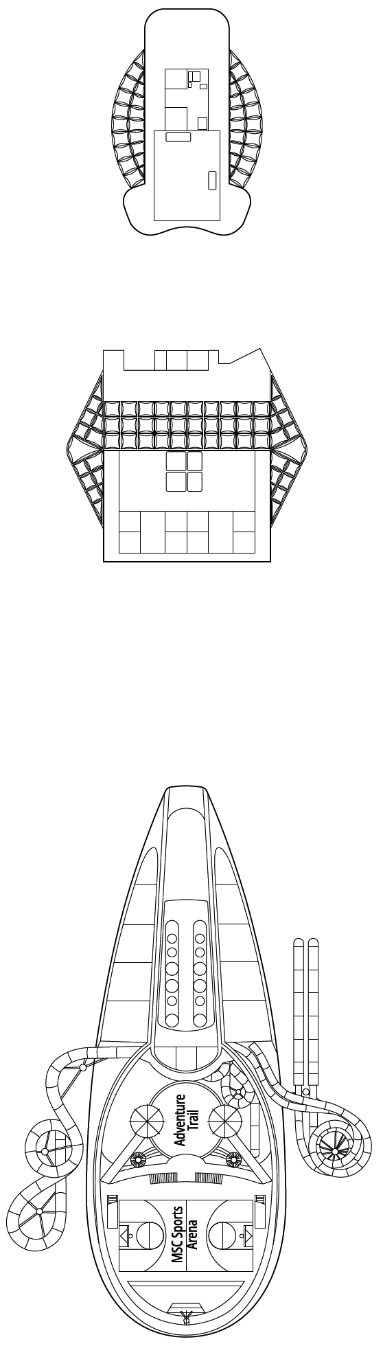 Deck plan for Deck 19 - Coral Sea