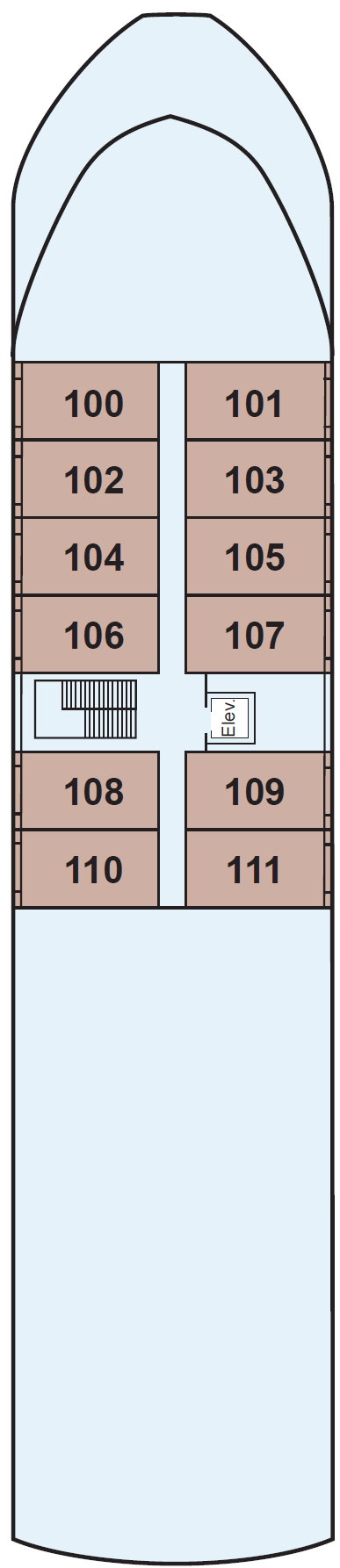 Deck plan for Main Deck