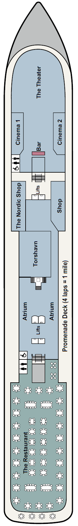 Deck plan for Deck 2