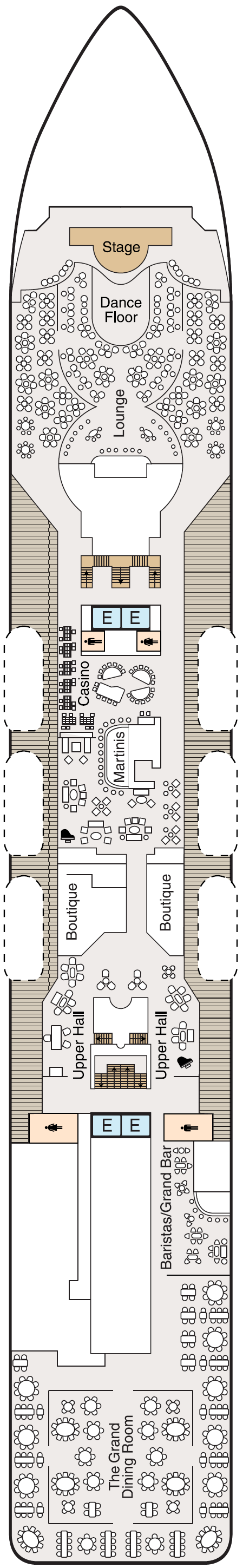 Deck plan for Deck 5
