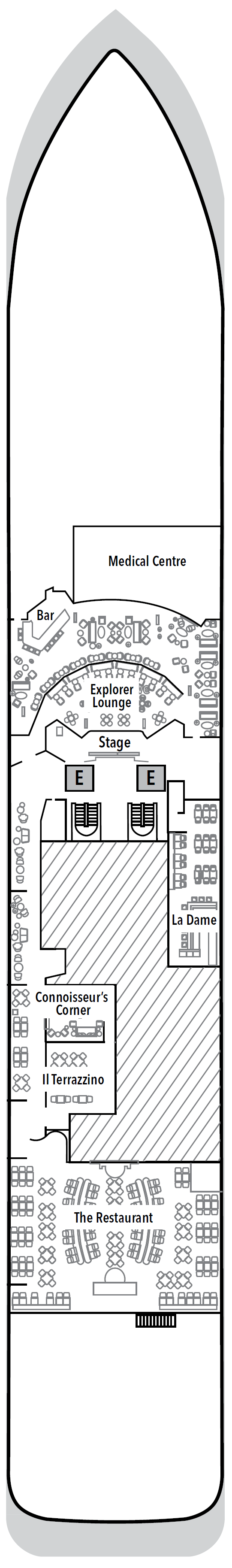 Deck plan for Deck 4