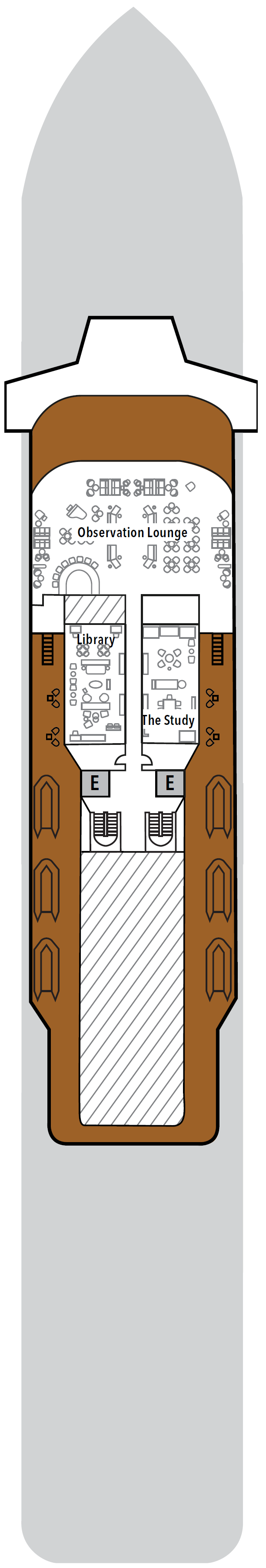 Deck plan for Deck 9