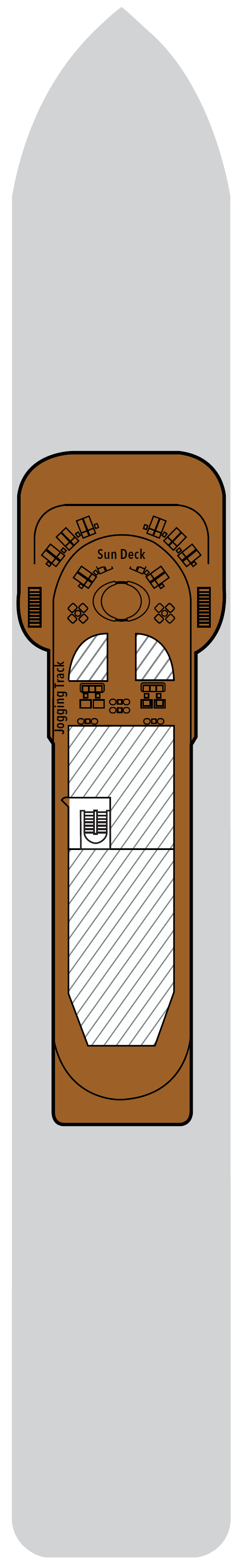 Deck plan for Deck 10