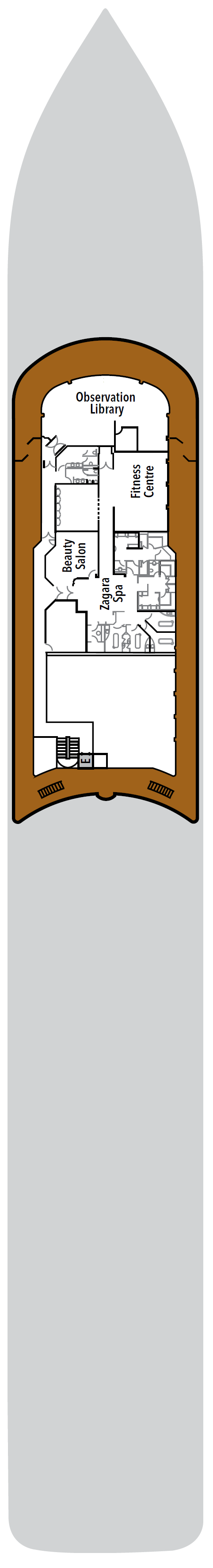 Deck plan for Deck 10