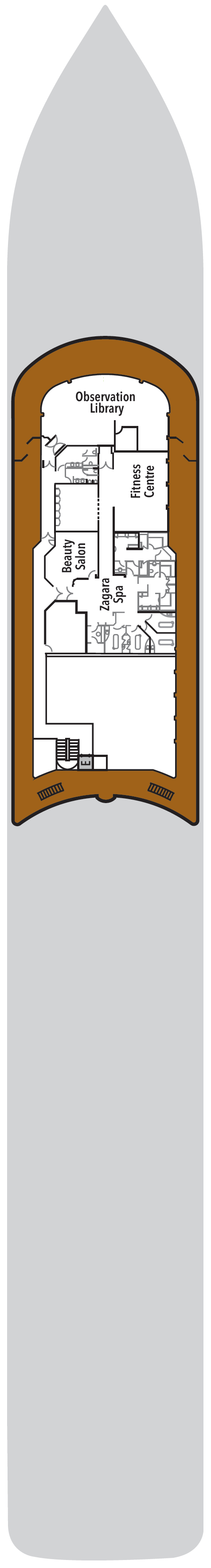 Deck plan for Deck 10