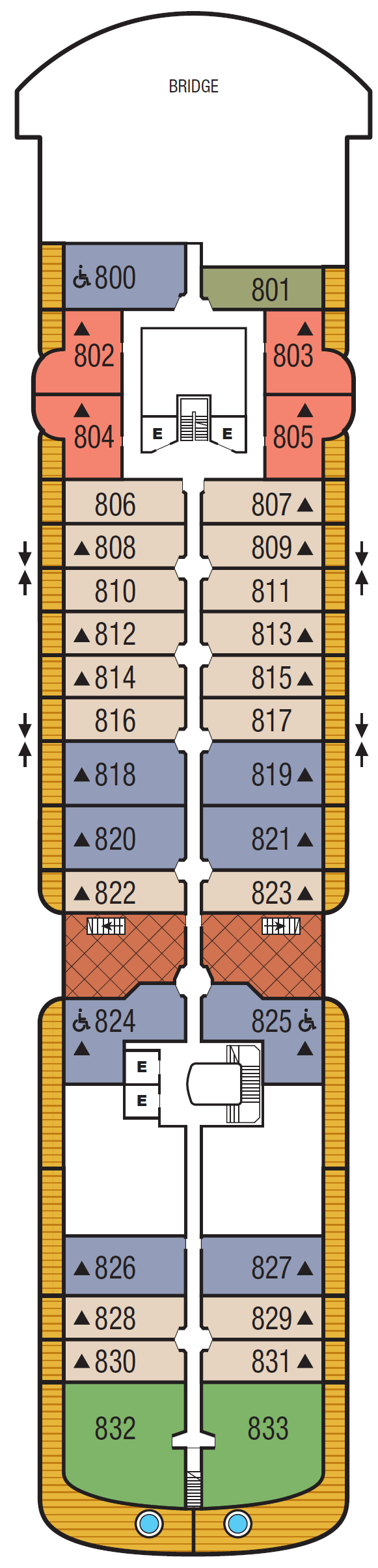 Deck plan for Deck-8