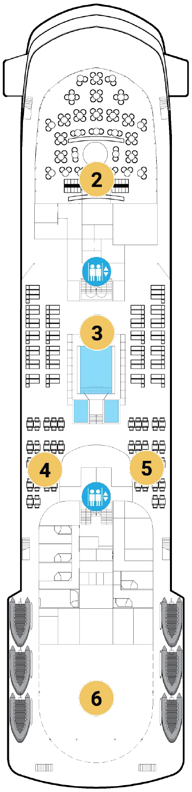 World Voyager deck plan — Deck 7