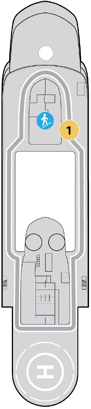 World Voyager deck plan — Deck 8