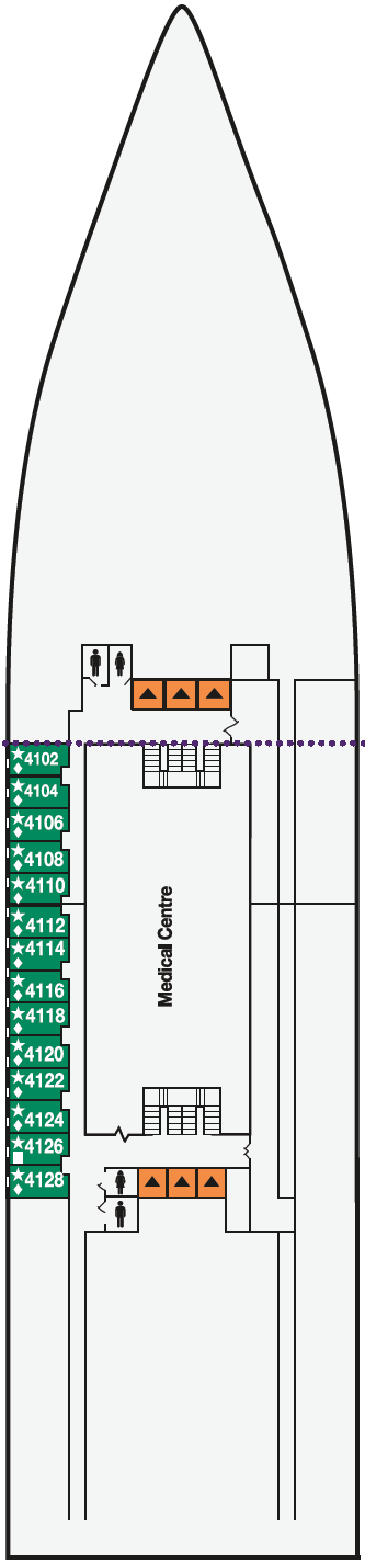 Deck plan for Aloe Deck 4
