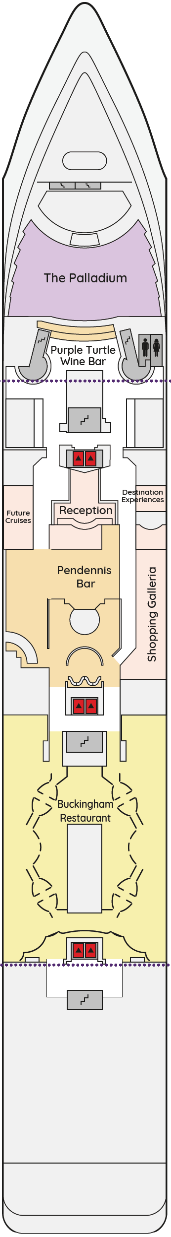 Deck plan for Reception Deck 5
