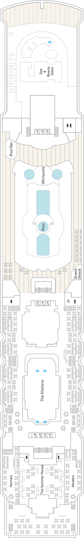 Deck plan for Deck 11