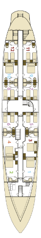 MS Stella Maris deck plan — Main Deck