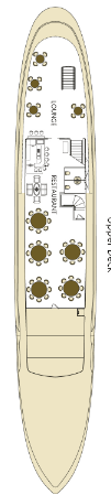 MS Stella Maris deck plan — Upper Deck