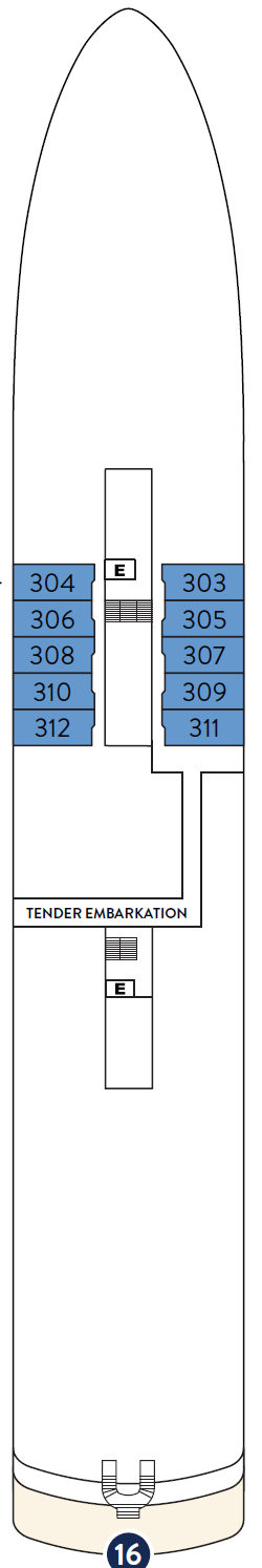 Deck plan for Deck 3