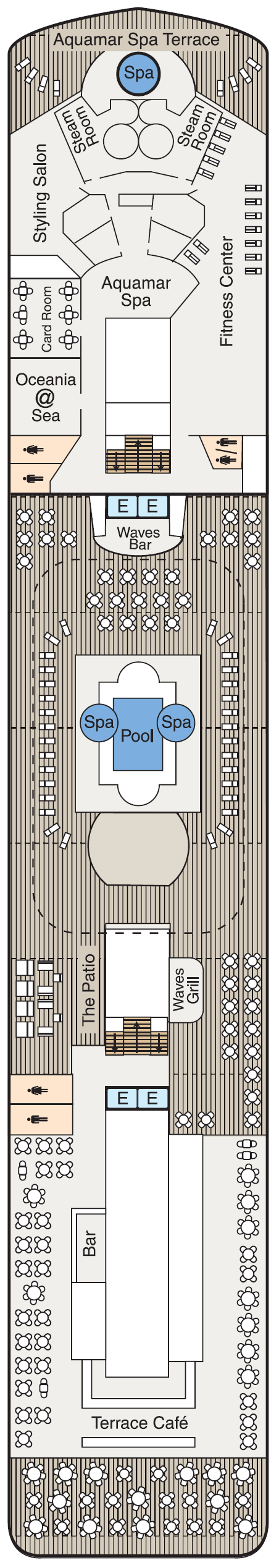Deck plan for Deck 9