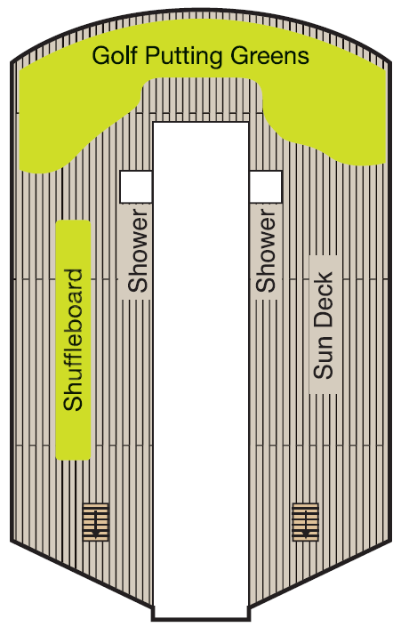 Deck plan for Deck 11