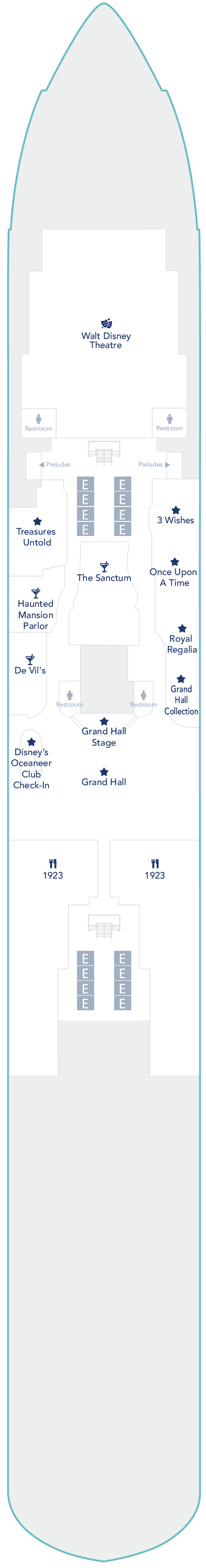 Deck plan for Deck 3
