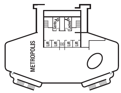 Deck plan for Deck 18 - Sky
