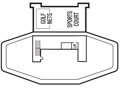 Deck plan for Deck 19 - Sky