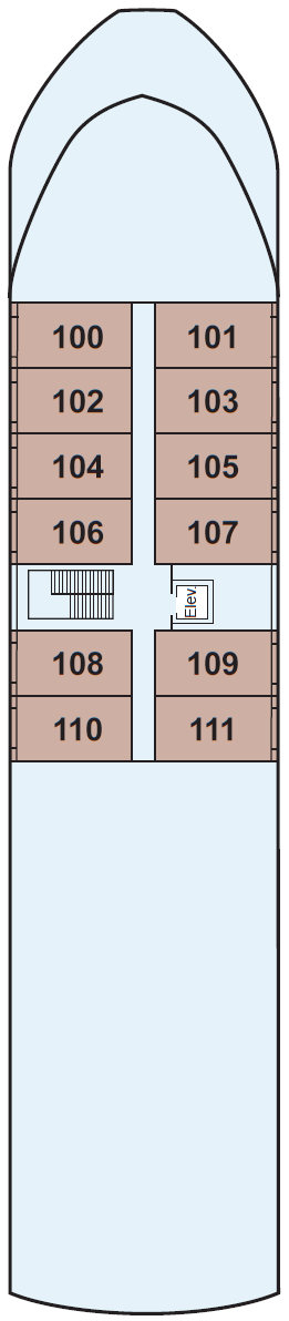 Deck plan for Main Deck