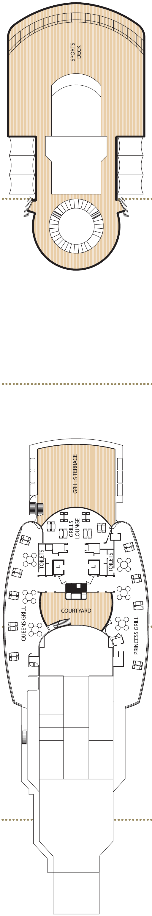 Deck plan for Deck 11