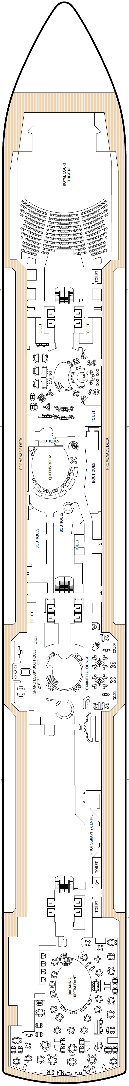 Deck plan for Deck 3