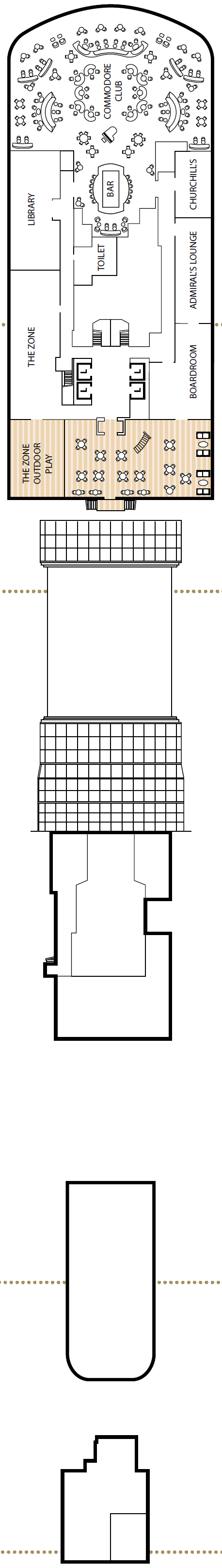 Deck plan for Deck 12