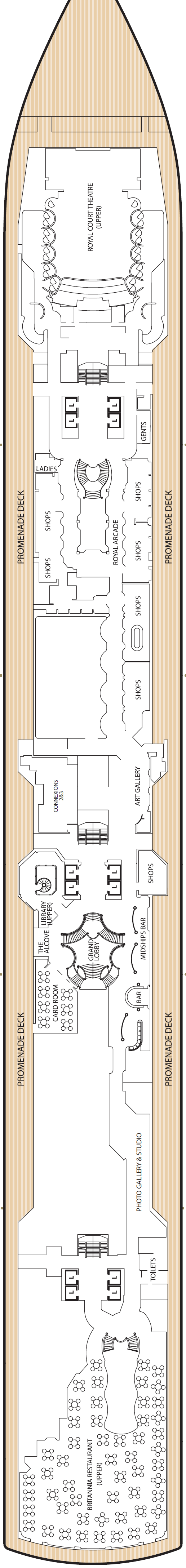 Deck plan for Deck 3