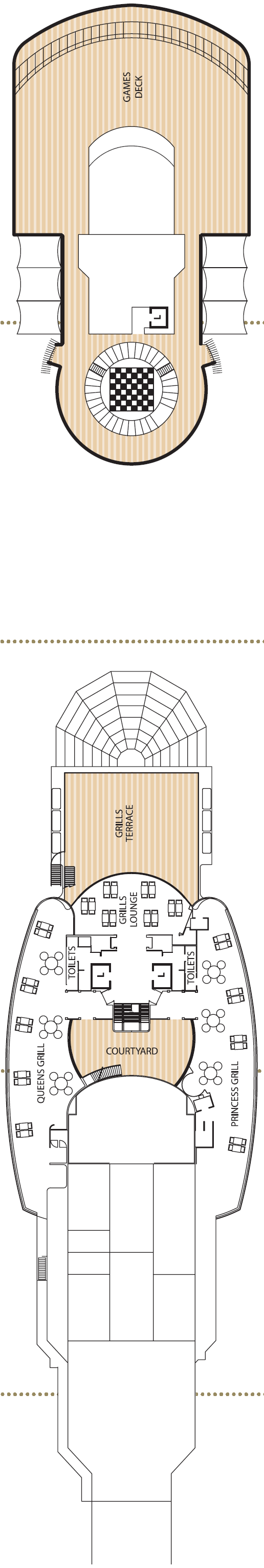 Deck plan for Deck 11