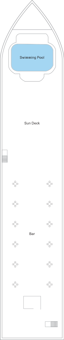 TUI Bahareya deck plan — Deck 5
